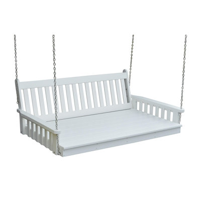 Twin Lagina Recycled Plastic Swing Bed With Ropes