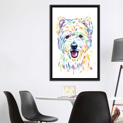 Westie par Lisa Whitehouse - impression d'art graphique