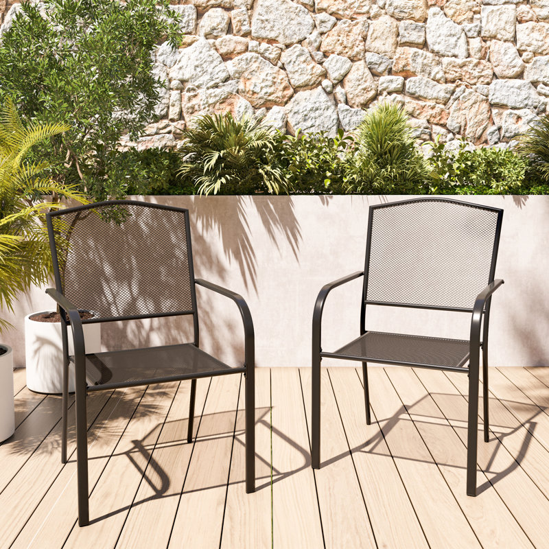 Chaise de salle à manger d'extérieur Katonna