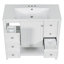 Meuble-lavabo avec lavabo et meuble-lavabo avec trois tiroirs-2039935444