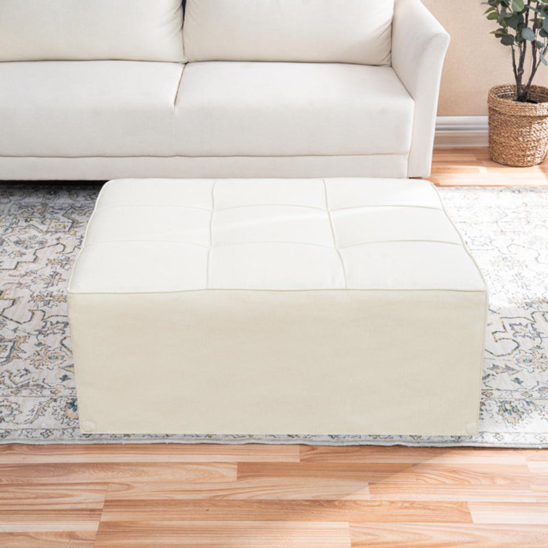 Fauteuil-lit convertible 4 en 1, canapé-lit en lin, fauteuil-lit escamotable, Lin crème