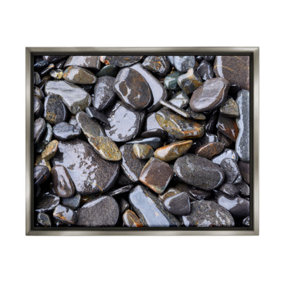 " Coastal Beach Pebbles Rocks " by Savanah Plank
