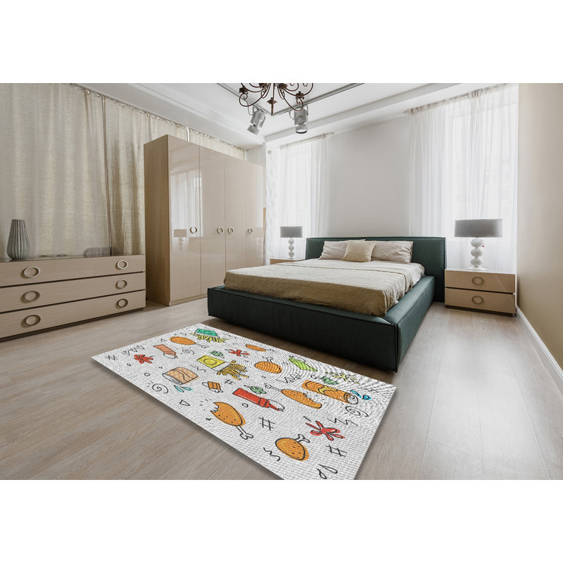 Tapis orange Robbins, Rectangle 5 pi x 7 pi