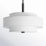 Flaire 4 - Light Dimmable Drum Chandelier