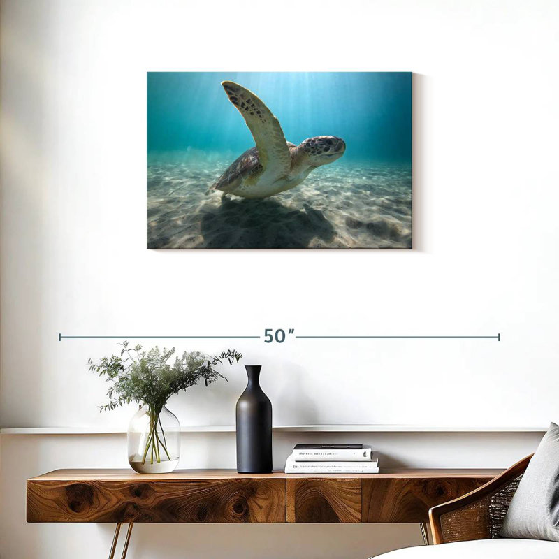 Tortue verte géante Brampt, H 20 po x l 30 po
