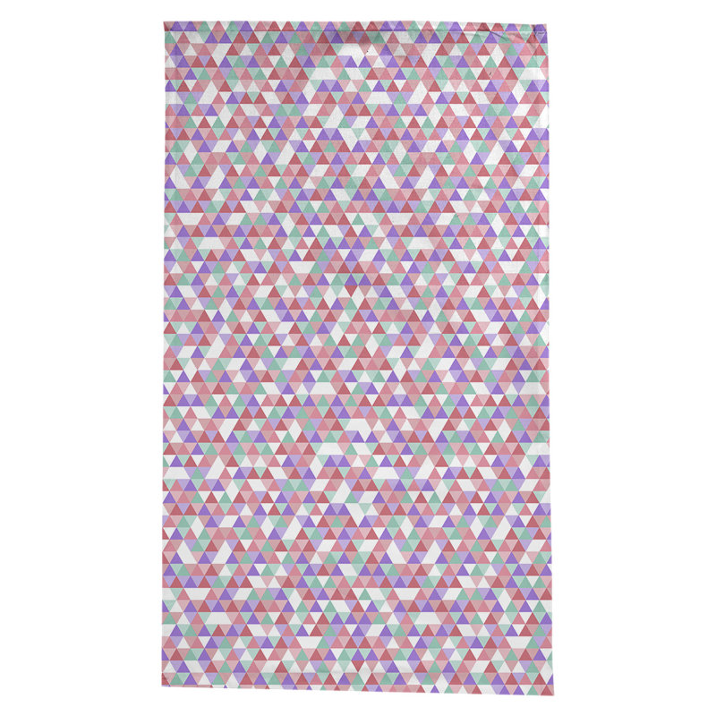 Nappe à motif triangle Avicia, Rose / Mauve