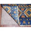 Tapis oriental bleu en laine noué à la main 9 pi 5 po x 12 pi Ersari 61CDE5B58B1B4048B323EF08C9E5399A