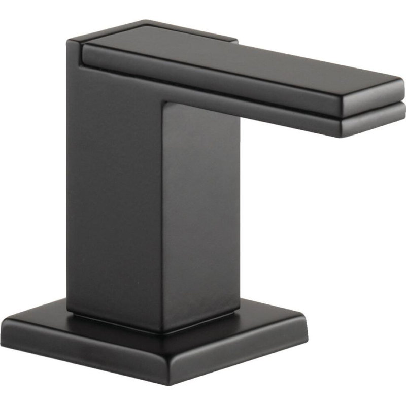 Siderna Widespread Lavatory Faucet, Matte Black, Lever Handle, 1.2