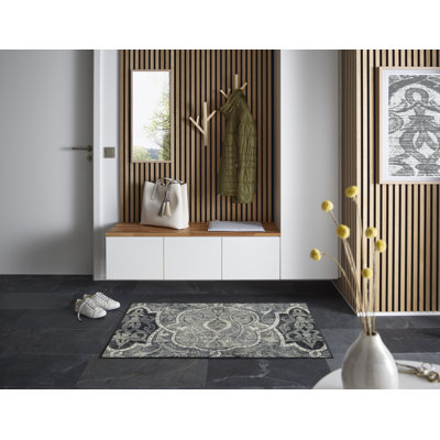 Ventana Non-Slip Floral Doormat