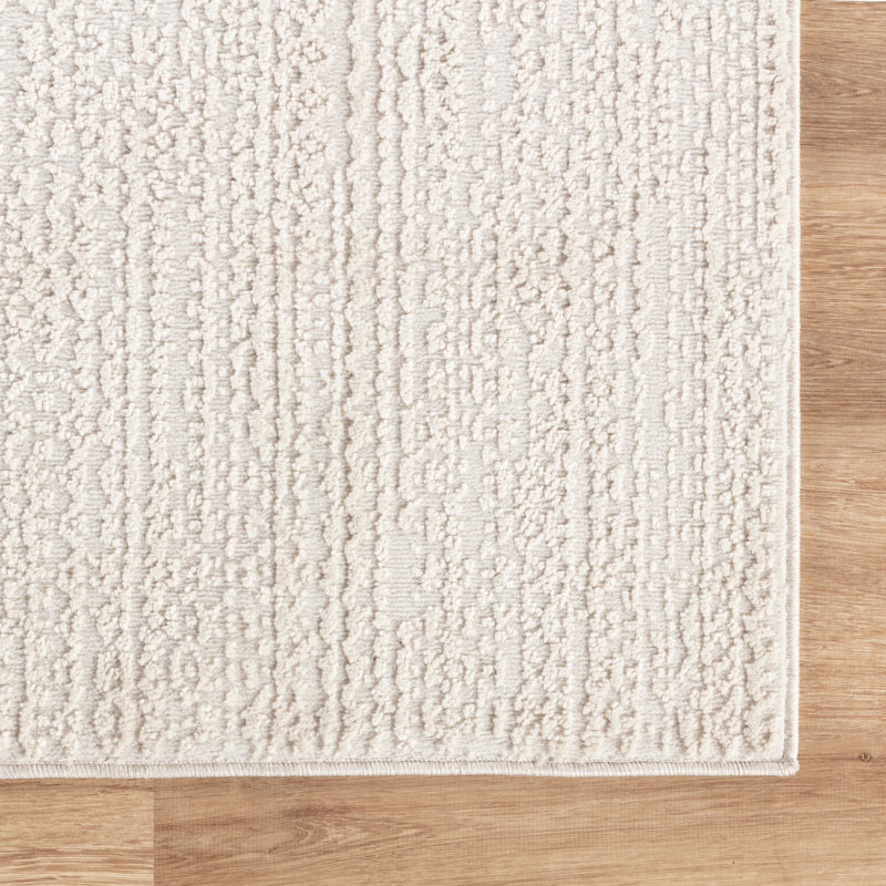 Tapis haute / basse Preston, Rectangle 12 pi x 15 pi 2 po, Beige / Ivoire
