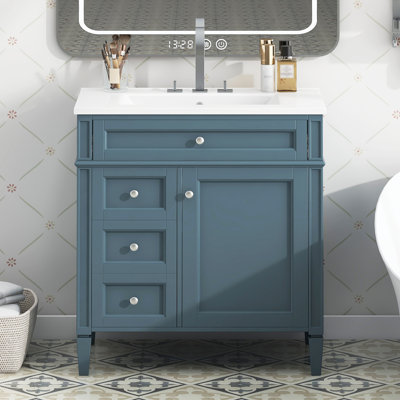 30'' Bathroom Vanity with Top Sink
