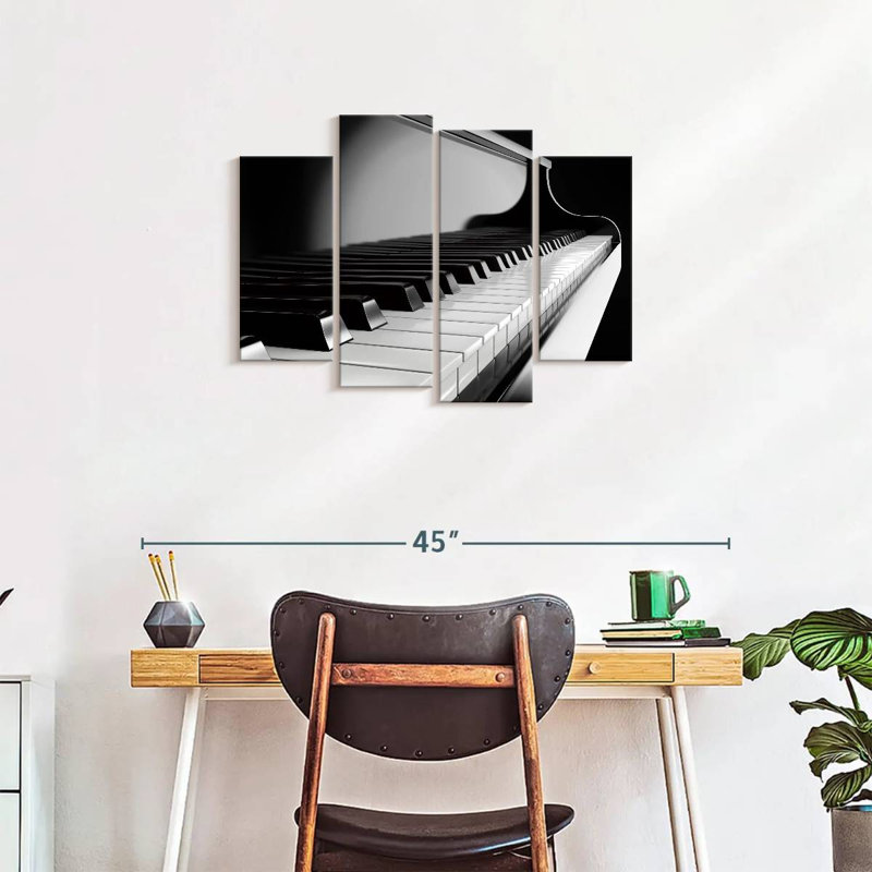 «Piano Keys», reproduction d'art sur toile, H 22 po x l 36 po x P 1 po