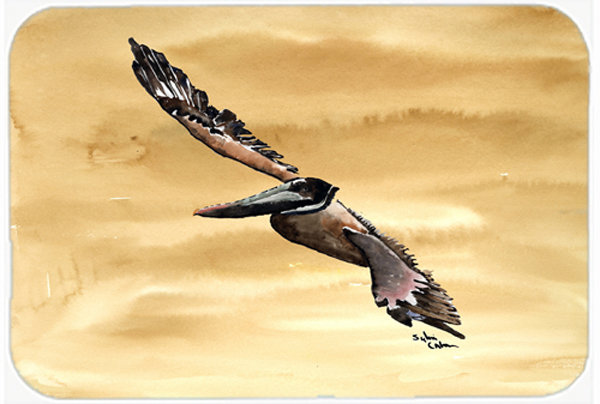 Planche à découper en verre de plage sandy caroline de trésors de pelican