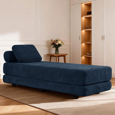 30"W Upholstery Convertible Guest Bed & Day Bed With Fold Out Queen Size Mattress- For Guest Room, Office Rooom, Game Room,Bed Room.