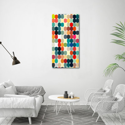 Atika Geometric Background - Wrapped Canvas Print