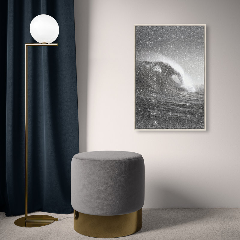 Tectonic Flow II Print by Oliver Gal, 16"H x 11"W, Silver Floater Frame