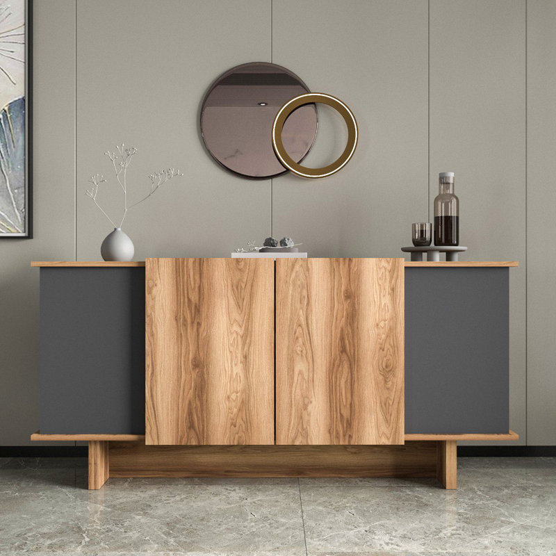 Elberfeld 180cm Console Table, Grey/Brown