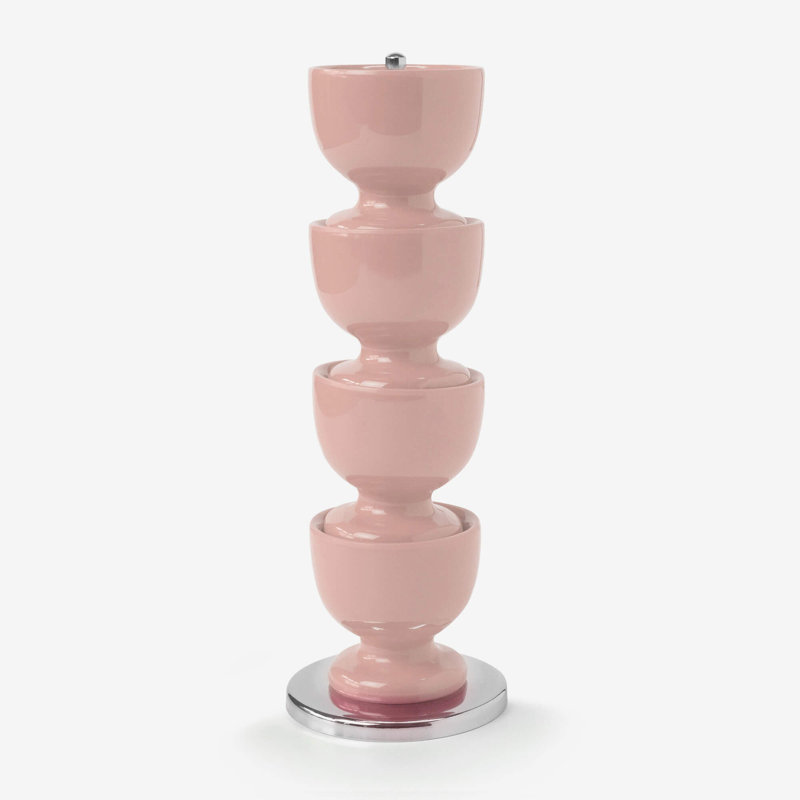 Melamine Stacking Egg Cup Set, Rose
