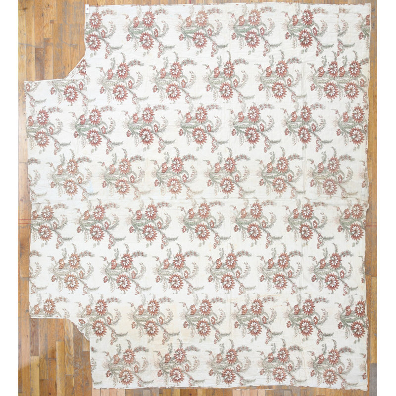 Tapis à motifs floraux antiques American Alla