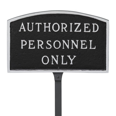 Weather Resistant Metal Garden Sign