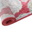 Tapis oriental en polypropylène tissé à la machine en rouge / gris / bleu-635400881