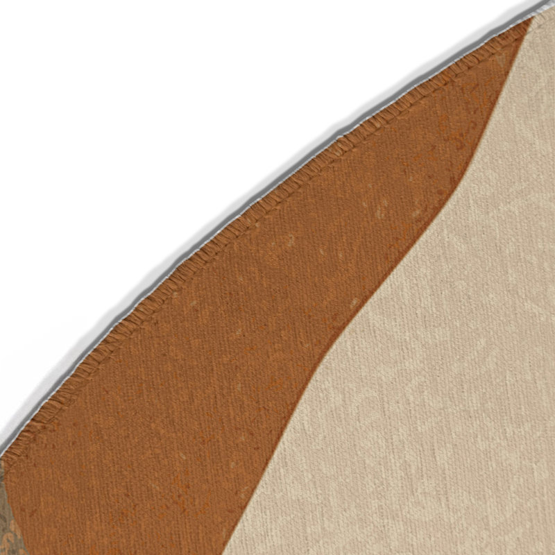 Moonlit Crest Indoor And Outdoor Area Rug, Round 5'