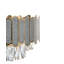 AGUARICO Glass Brass Chandelier