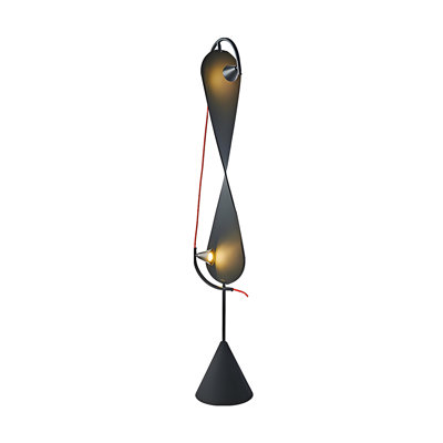 53.15"H Vintage Floor Lamp, Ambient Light for Living Room, Bedroom, Sofa Side, Study, Hotel & Showroom Decor