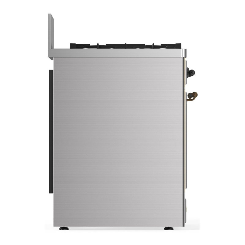 Majestic III Series 30 Inch Dual Fuel Range with 5 Sealed Burners in Emerald Green (Natural Gas, Burnished Trim), Burnished