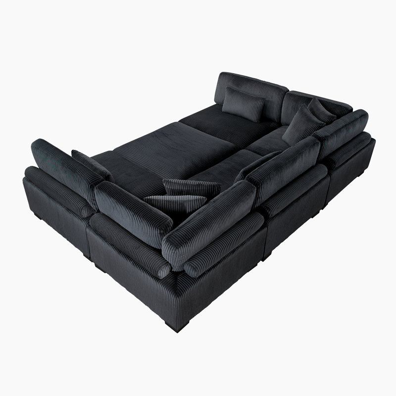 Latitude Run Brinsley 135”W Modern Tr...