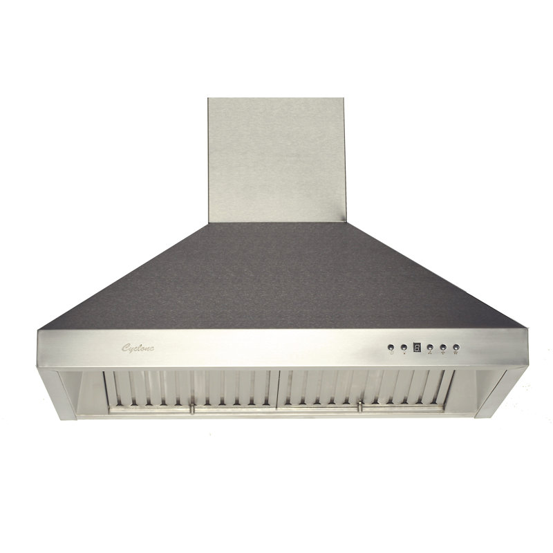 Hotte murale à conduit 36 pouces en acier inoxydable Pro 650 CFM