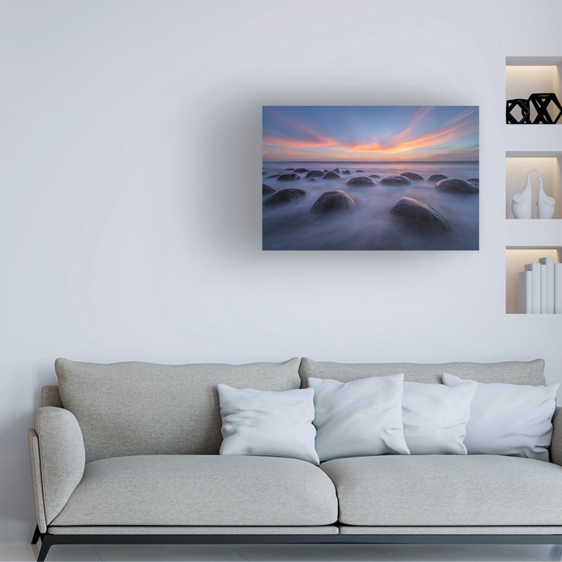 Art sur toile, "Balle d'avril", H 12 po x l 19 po