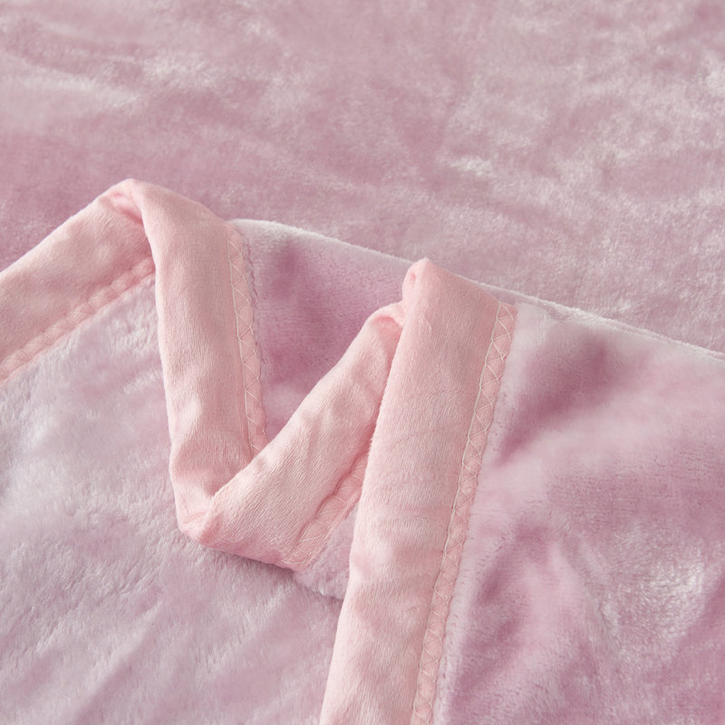 Couverture en vison , Très grand, Rose