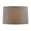 # 38901-2, Abat-jour rétractable escamotable empire rigide / tissu en lin gris foncé, haut 17 po x bas 18 po x bas 11 1/2 po, ensemble de 2-198485684