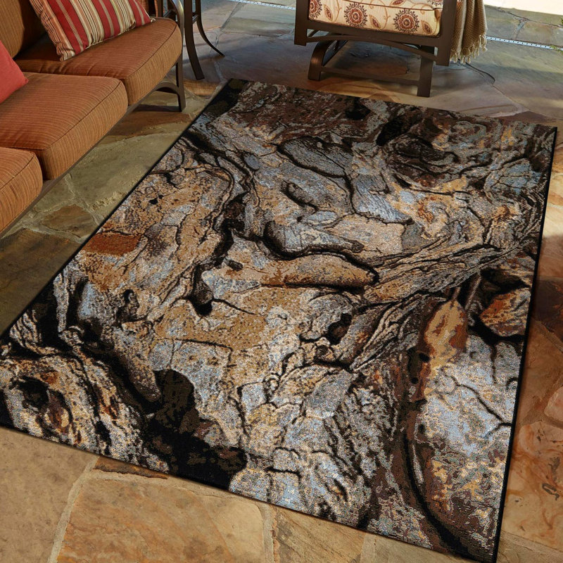 Keazia Indoor/Outdoor Area Rug, Rectangle 5'1" x 7'1"