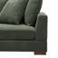 Large Seating 5 - Seat Corduroy Modular Sleeper Sectional, Dark , 16 Toss Pillows, Design For Custom Space In , Middle Firm Cushions, Assembly With No Extra Parts Required Sectional Customizable