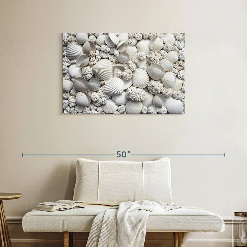 White seashells Aletra, H 24 po x l 36 po