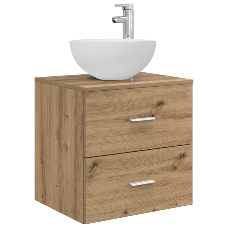 495 mm Bathroom Vanity, Artisan Oak
