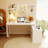 Fort Myers Reversible Multi-Functional Desk with Storage Drawers and Open Shelving-973316537
