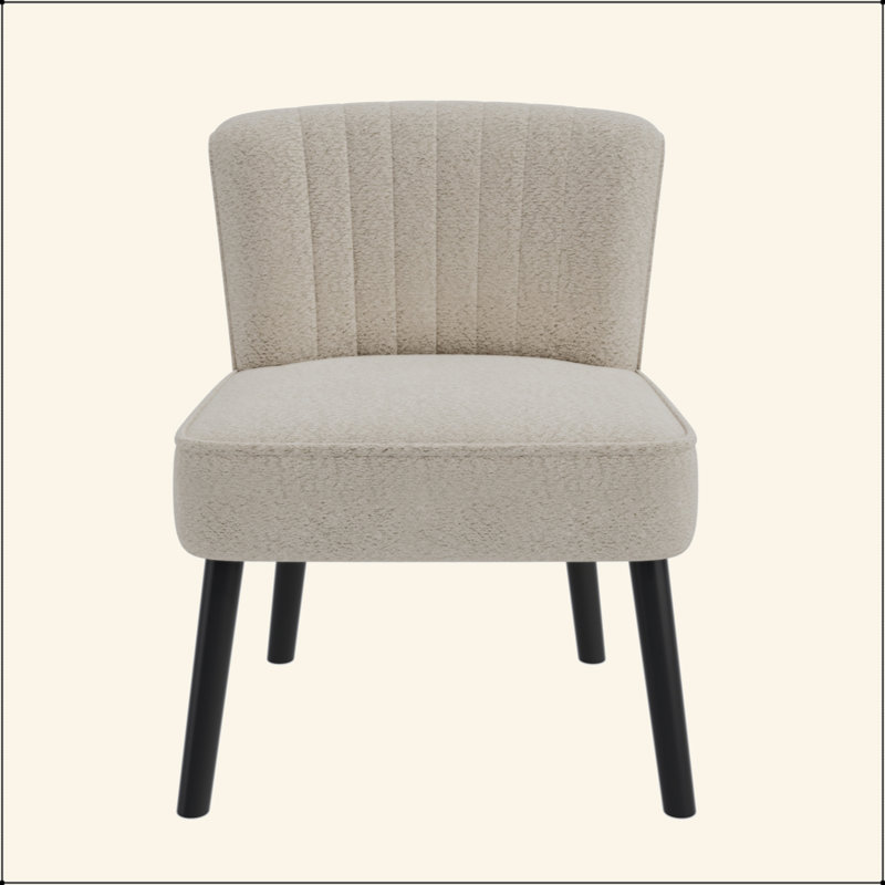 Chaise coquille, Blanc