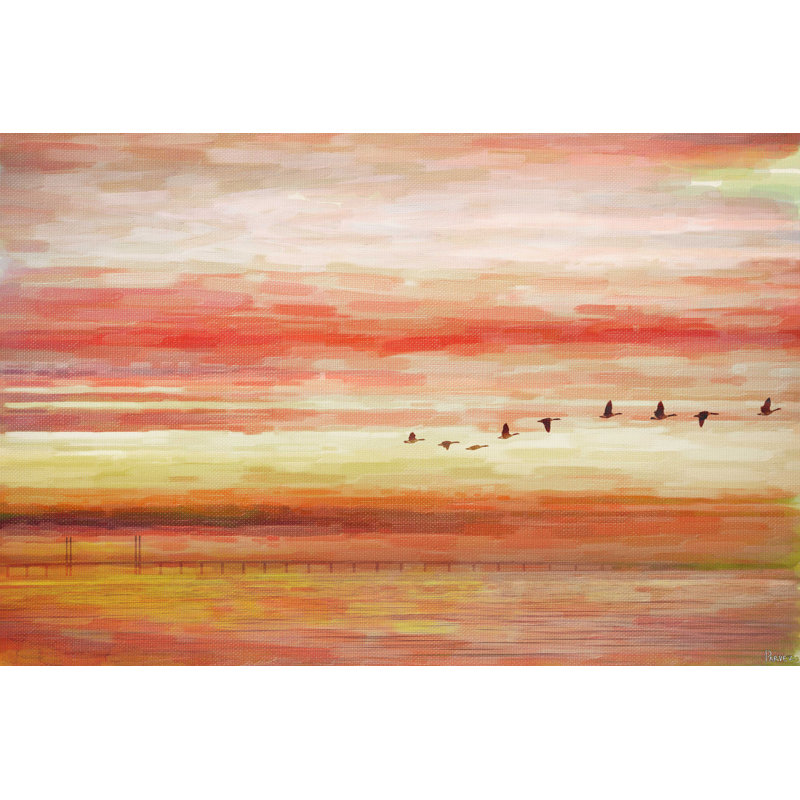 Parvez Taj - Wrapped Canvas Painting, 30cm H x 45cm W