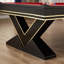 Table de billard moderne en forme de V multifonctionnelle de 9 pi-130161152