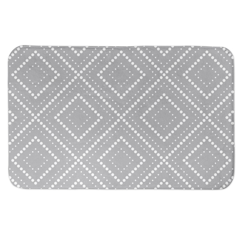 Tapis pour salle de bain Kinkade, Gris