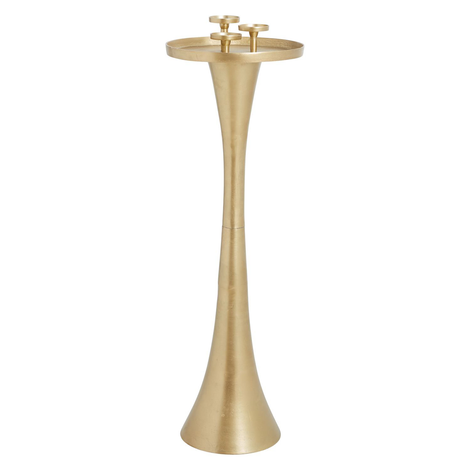 Everly Quinn 66'' H Metal Tabletop Candlestick | Wayfair