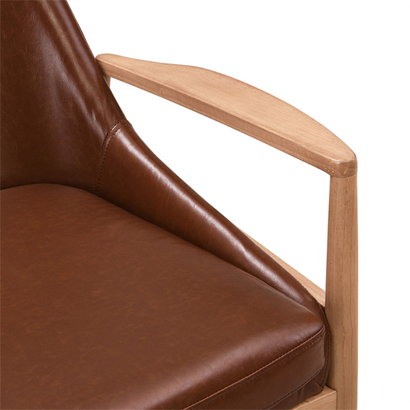 Fauteuil d'appoint en cuir U-Can