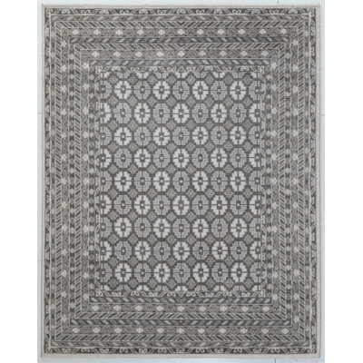 Courtfield Southwestern Area Rug in Fawn/Gray/Ivory