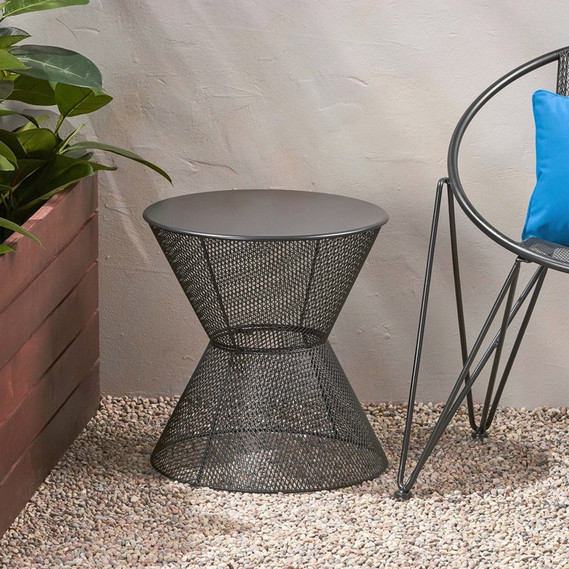 Petite table d'appoint de jardin avec balcon et peu d'espace, Black
