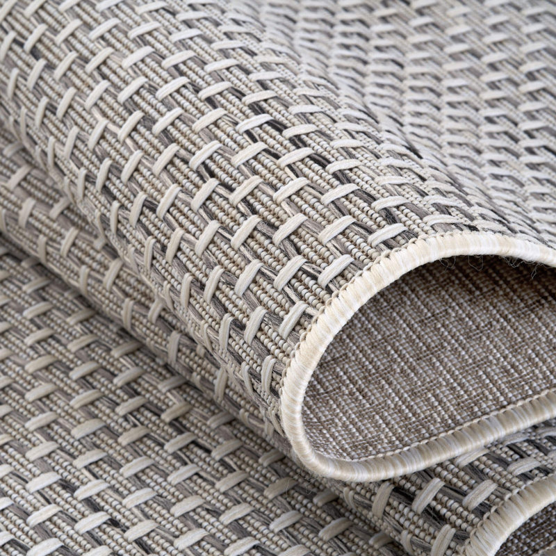 Magic Collection Solid Colour Indoor / Outdoor Area Rug, Rectangle 120 x 170 cm