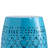 Glena Garden Stool Side Table, Blue Powder Coated Iron, Cutout 12 Inch-121489419