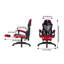 Metro Lane Game Chair in Black；red